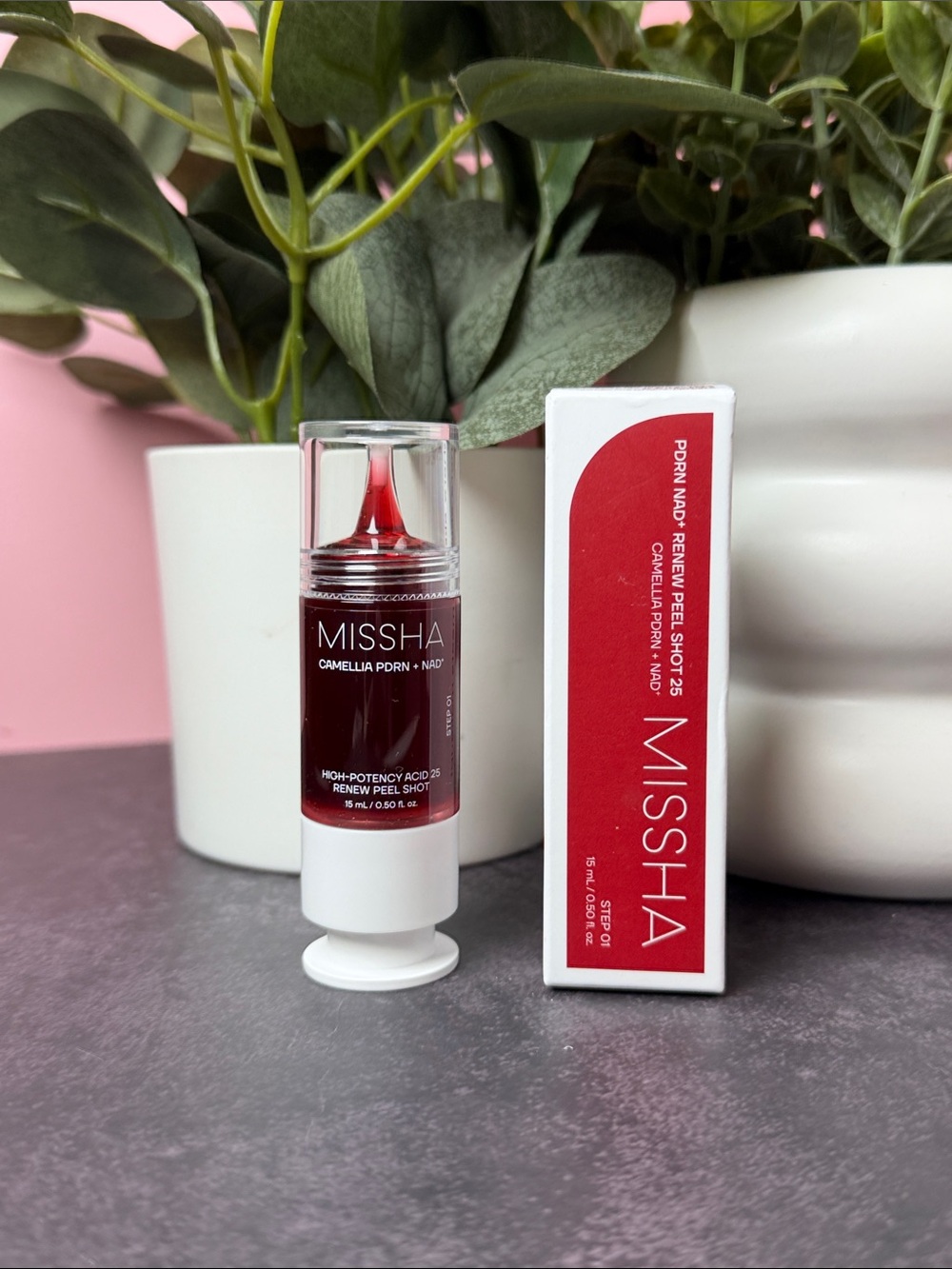 MISSHA Camellia PDRN + NAD+ Renew Peel Shot - Deep Red